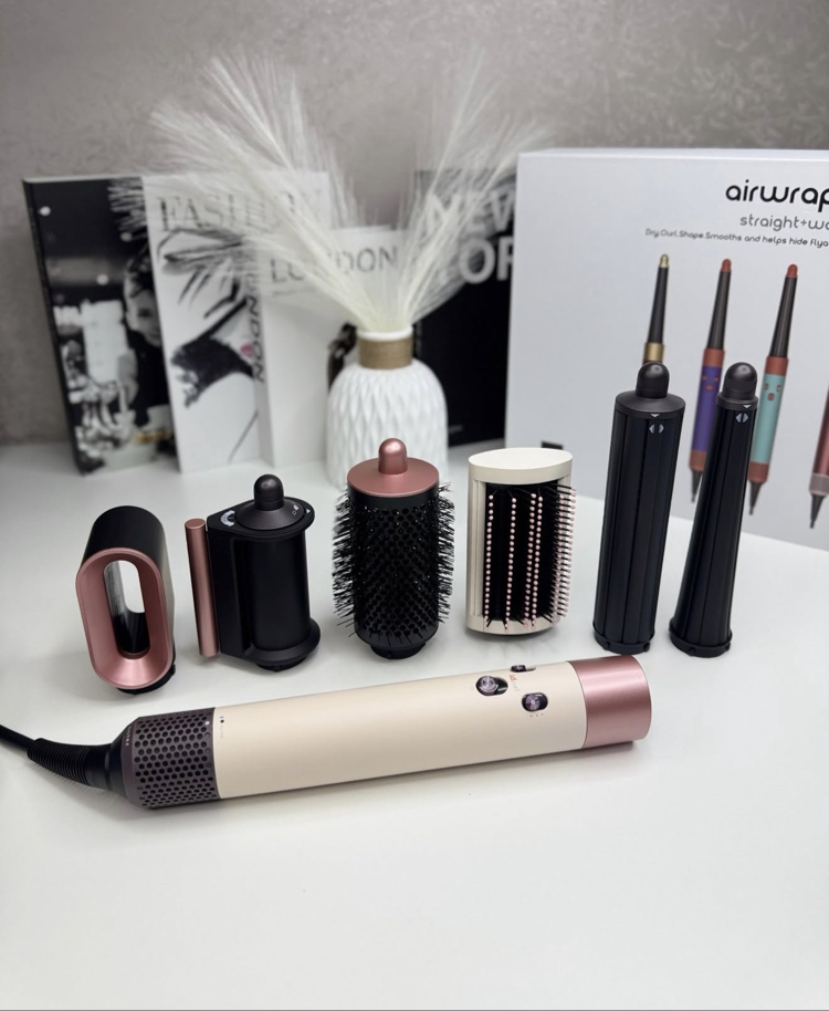 Dyson Airwrap i.d. saç şekillendirme ve kurutma seti (Ceramic Pink)