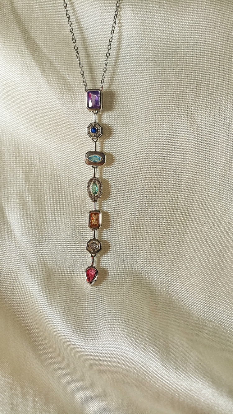 7 Element  Y Kolye (Silver)