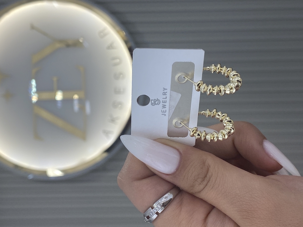 Gold halka küpe