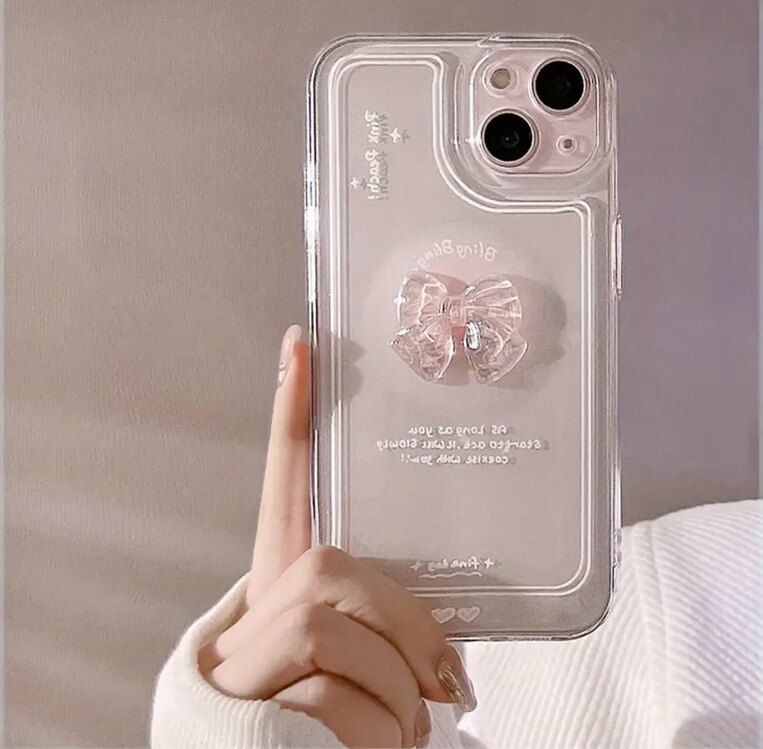 iPhone 14 Plus/15 Plus Crystal Telefon Kılıfı