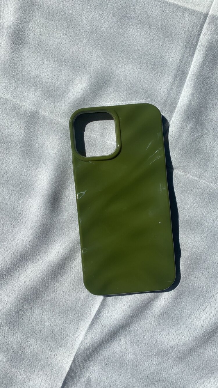 iPhone 15 Pro Max Yeşil Dalga Telefon Kılıfı