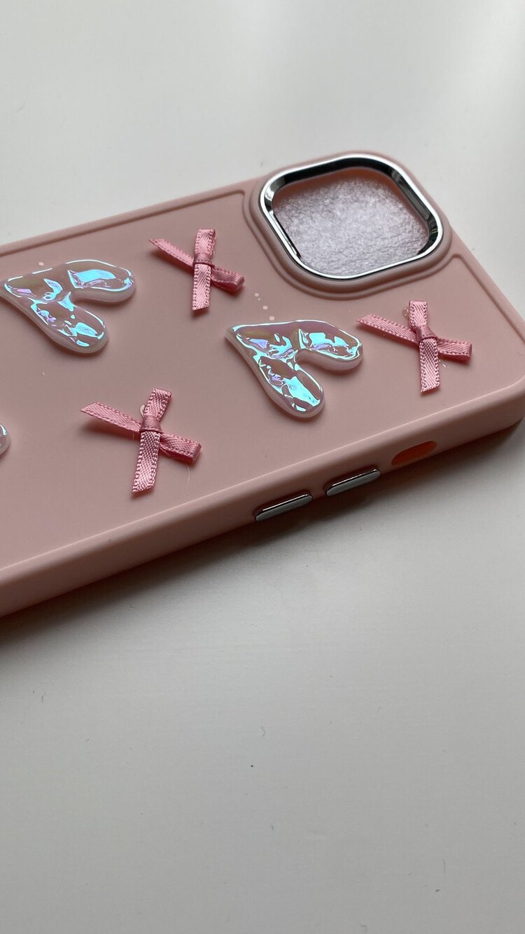 iPhone 13 Pro Max Kurdele Pembe Telefon Kılıfı 