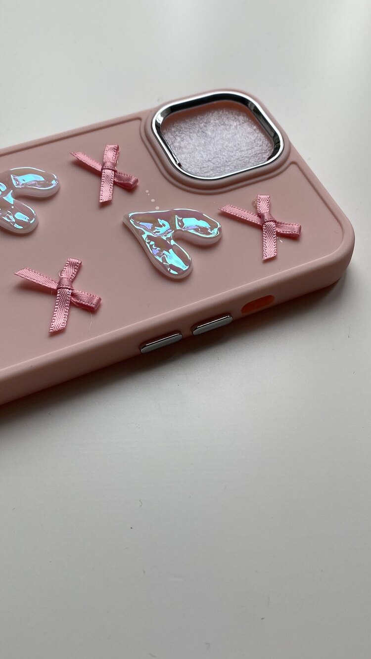 iPhone 12 Pro Max Kurdele Pembe Telefon Kılıfı