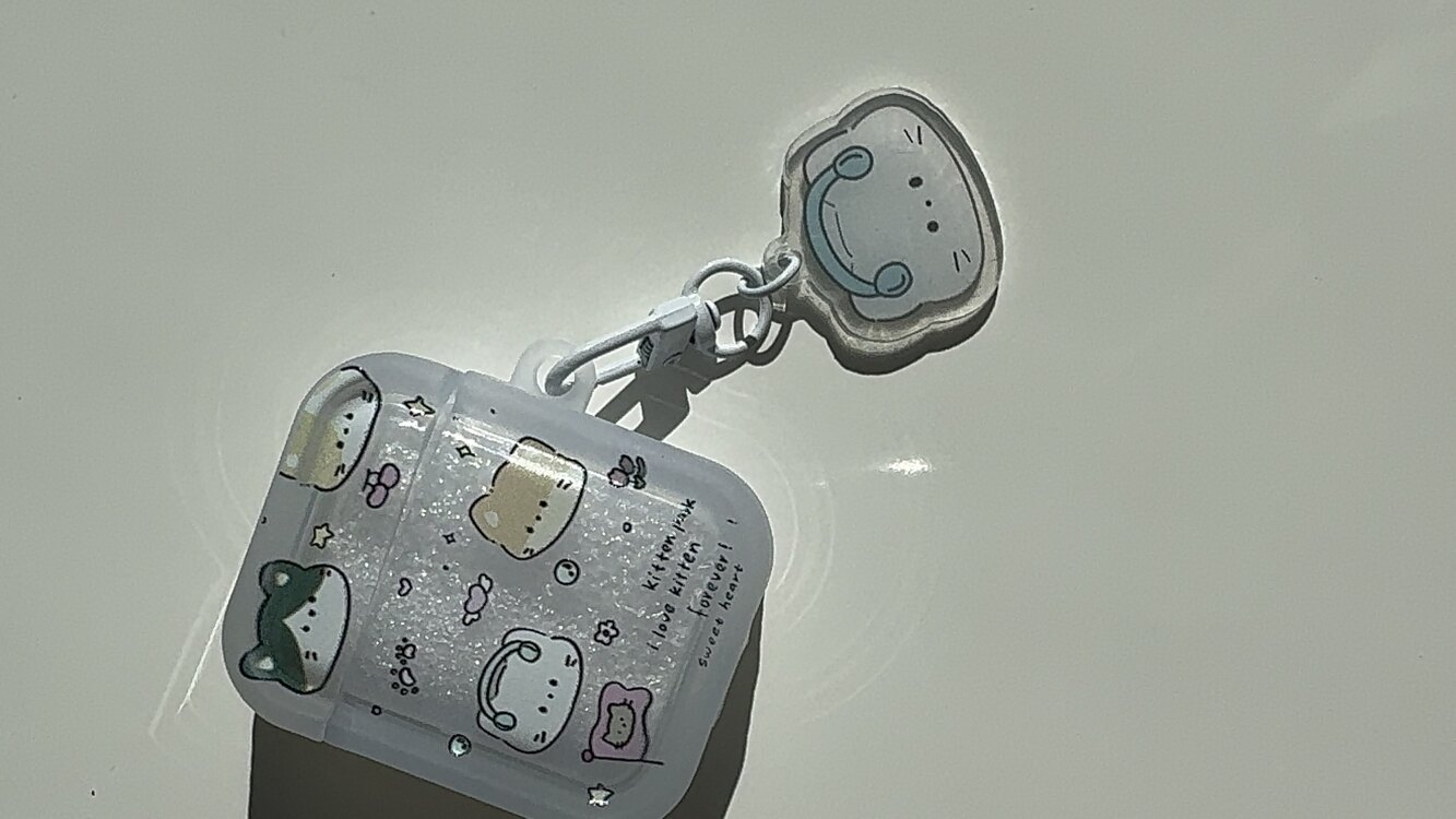 Kedi Figürlü Airpods Kılıfı