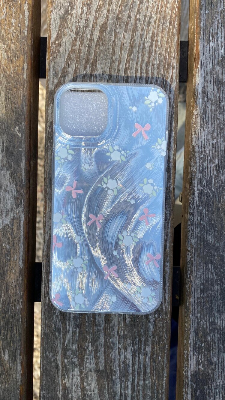 iPhone 13/14/15 Çiçek Telefon Kılıfı
