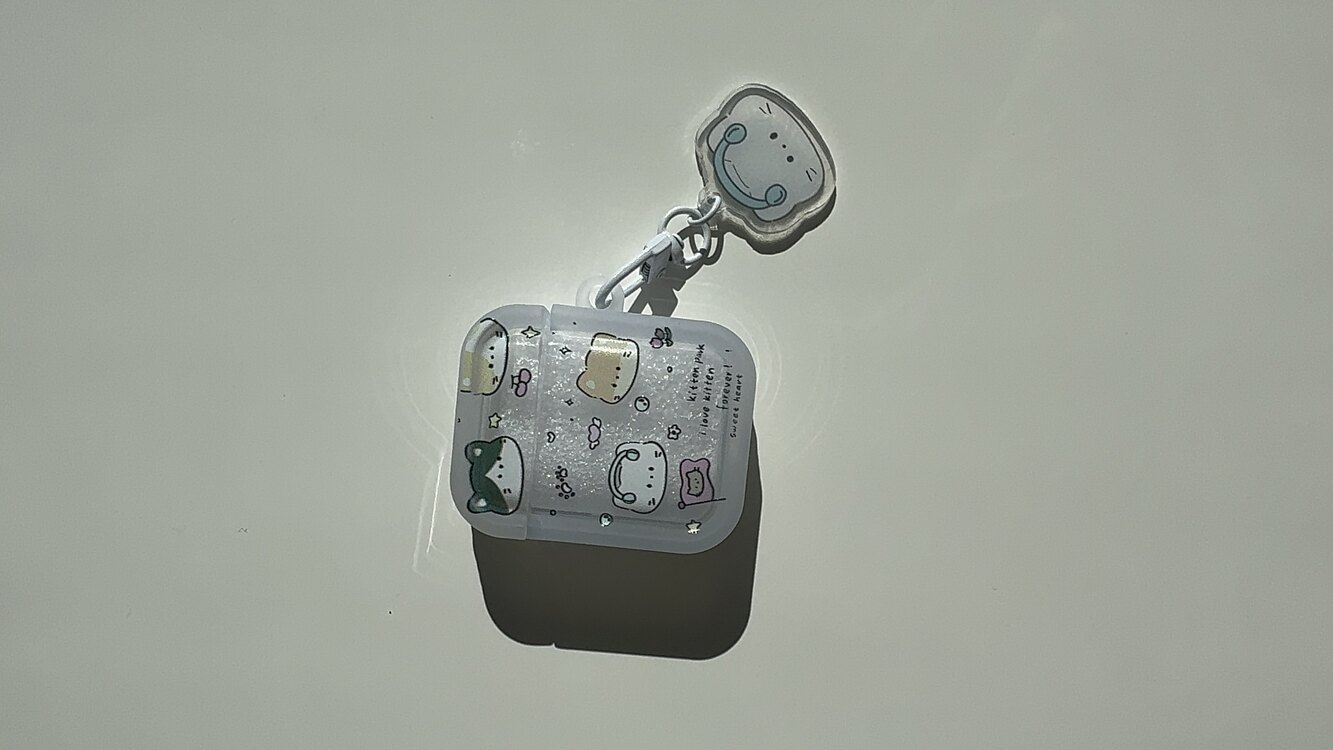 Kedi Figürlü Airpods Kılıfı