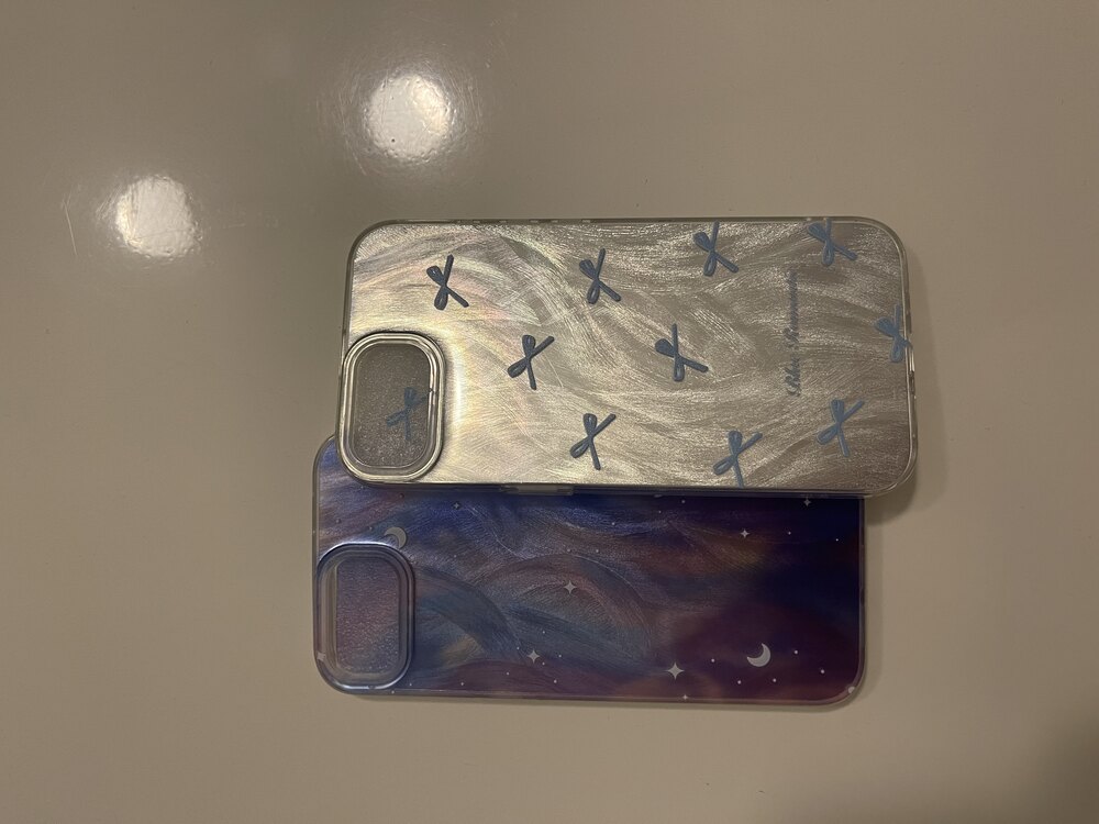iPhone 16E Mavi Fiyonk Telefon Kılıfı