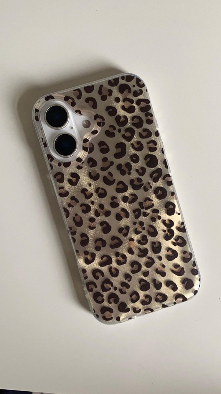 iPhone 16 Leopar Telefon Kılıfı