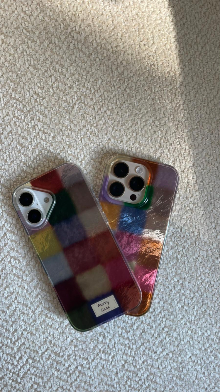 iPhone 14 Pro/ 15 Pro Mosaic Telefon Kılıfı 