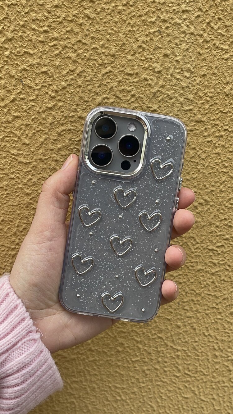 iPhone 12/12 Pro Kalp Telefon Kılıfı 