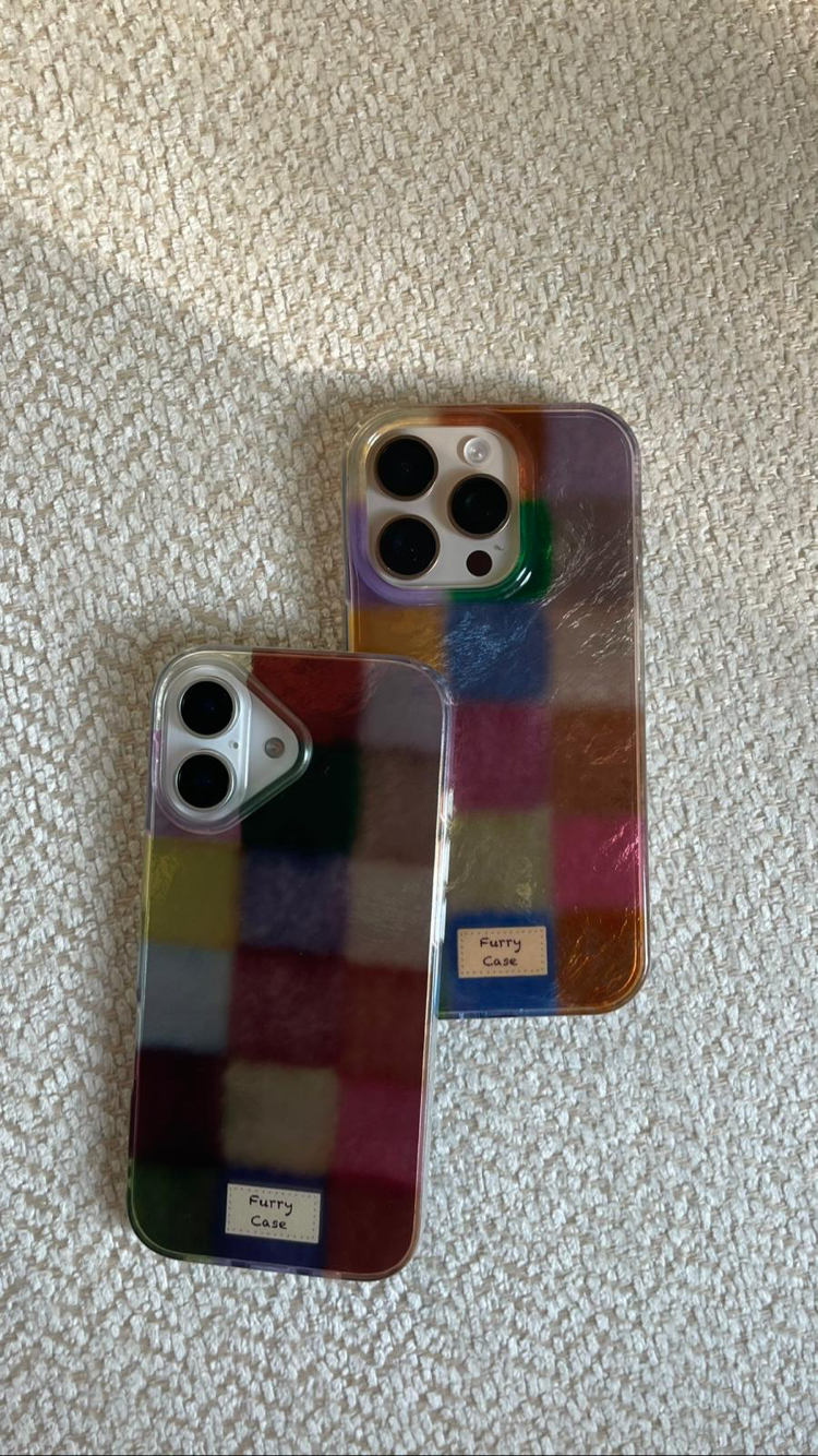 iPhone 14 Pro/ 15 Pro Mosaic Telefon Kılıfı 