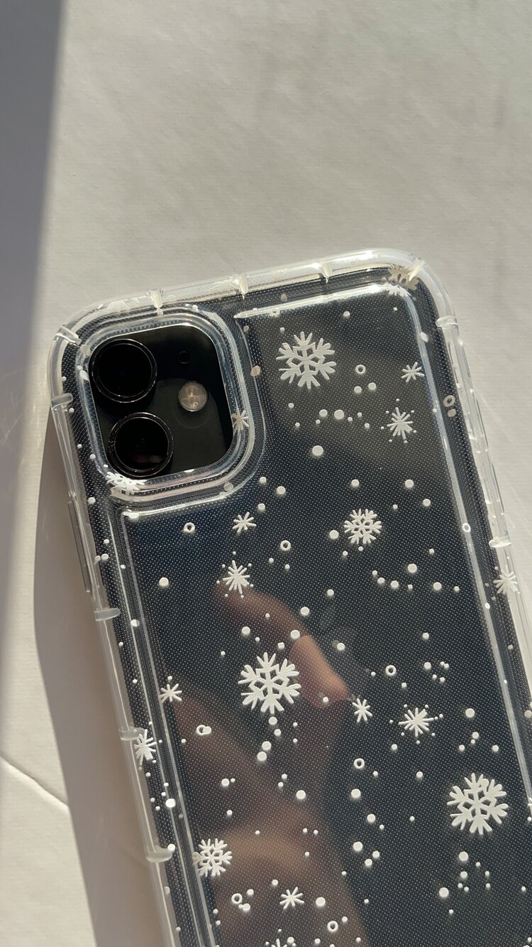 iPhone 16 Kar Tanesi Telefon Kılıfı 
