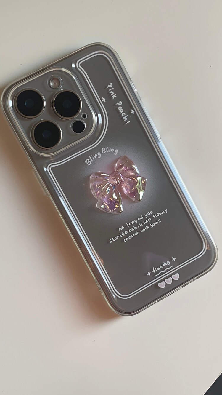 iPhone 14 Pro/ 15 Pro Crystal Telefon Kılıfı 