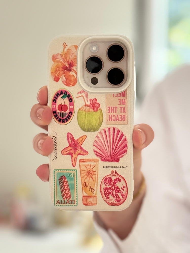 iPhone 14 Plus Tropikal Telefon Kılıfı 