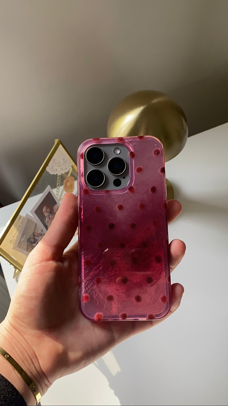 iPhone 14 Pro/ 15 Pro Puantiye Telefon Kılıfı 