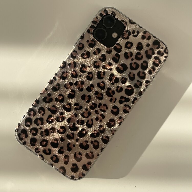 iPhone 13/14/15 Leopar Telefon Kılıfı