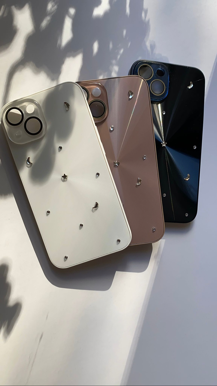iPhone 16 Beyaz Ay Yıldız Telefon Kılıfı