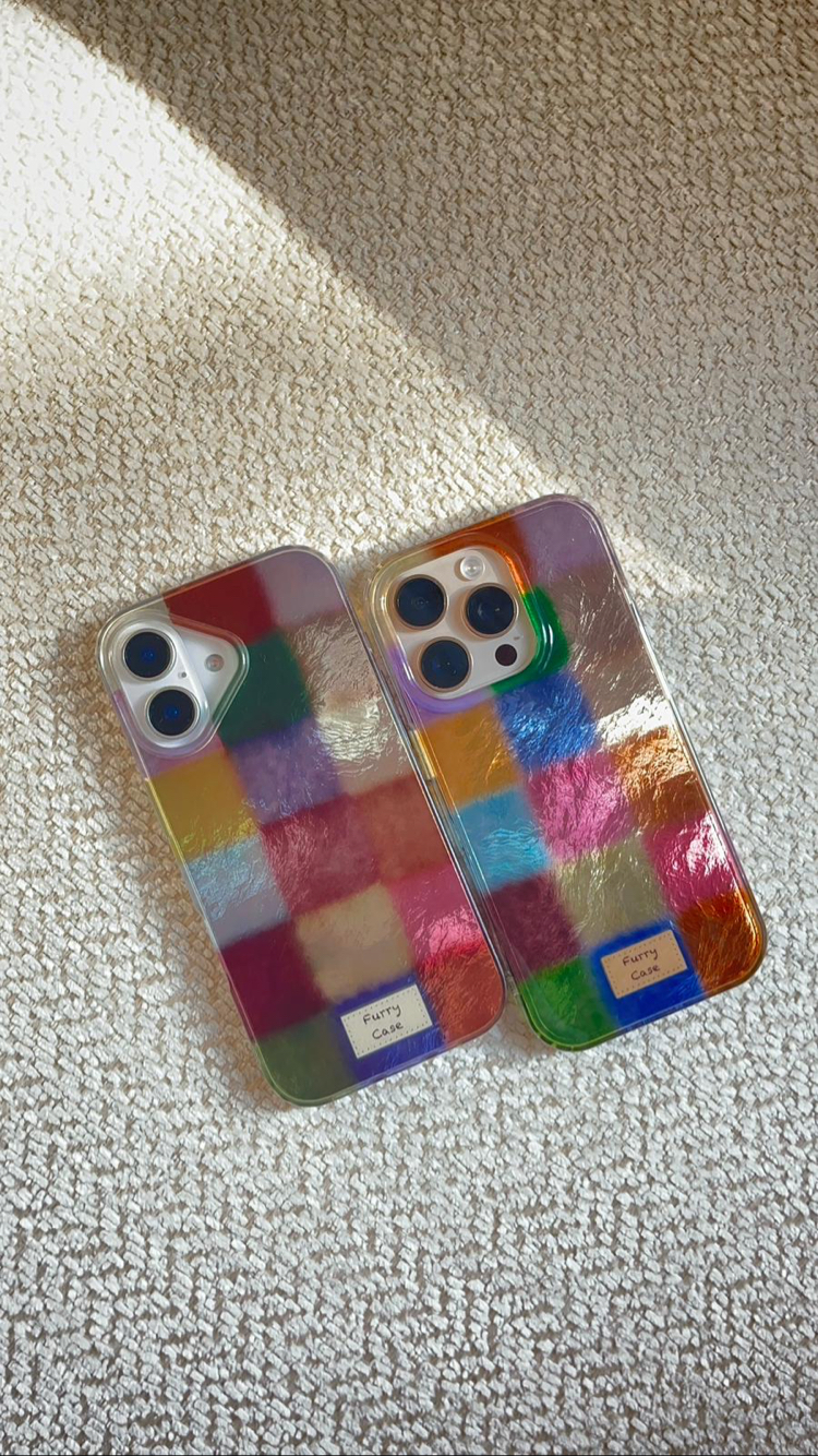 iPhone 14 Pro/ 15 Pro Mosaic Telefon Kılıfı 