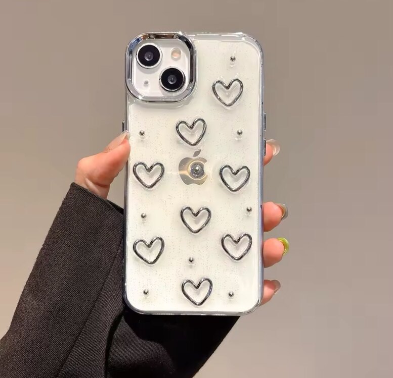 iPhone 12/12 Pro Kalp Telefon Kılıfı 