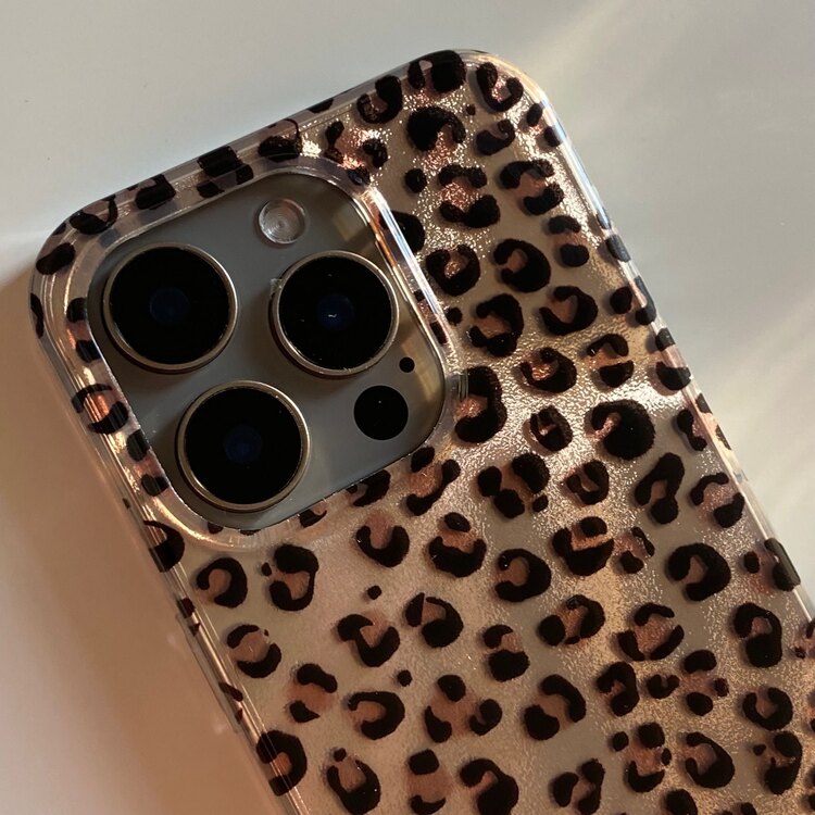 iPhone 16 Pro Leopar Telefon Kılıfı