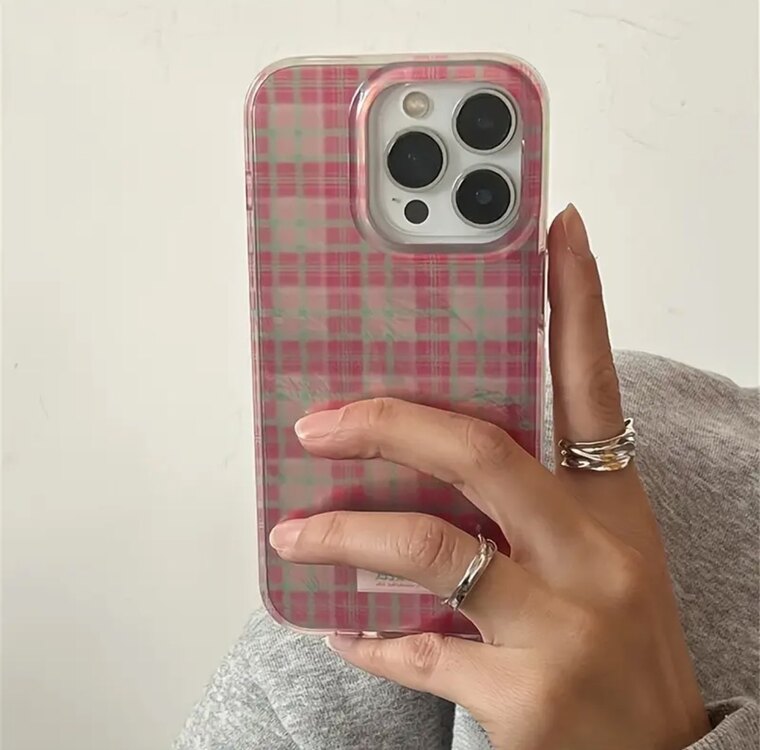 iPhone 14 Pro/15 Pro Ekose Telefon Kılıfı
