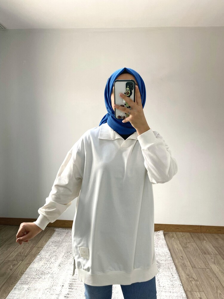 Gömlek yaka sweat