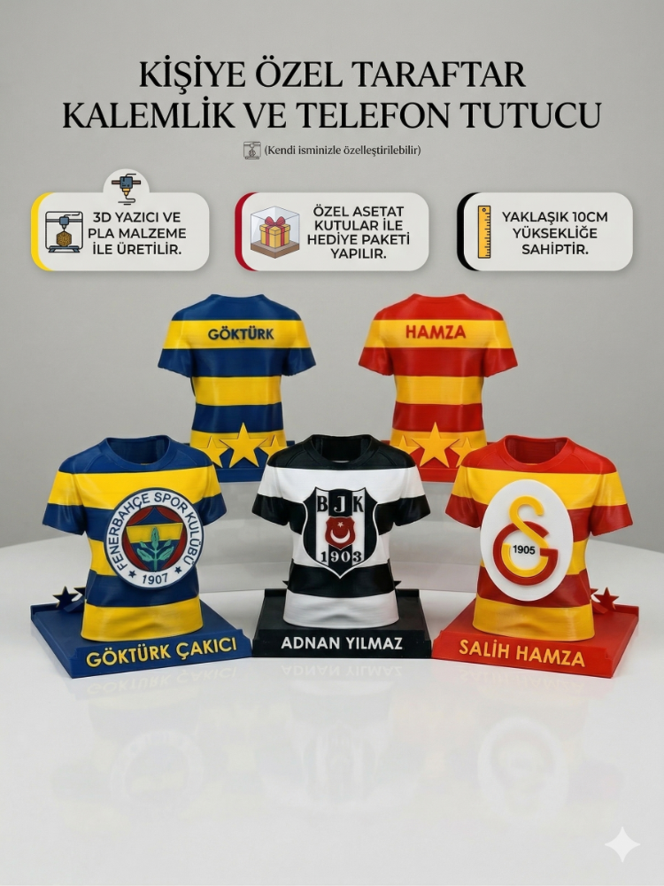 Fenerbahçe Kalemlik ve Telefon Tutucu