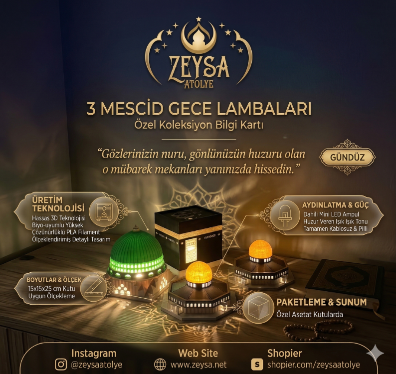 Işıklı Üç Mescid Set
