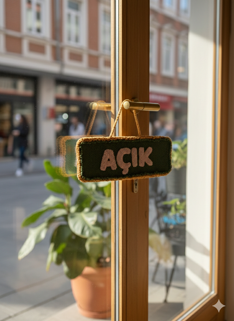 Punch Açık Kapalı Yazısı