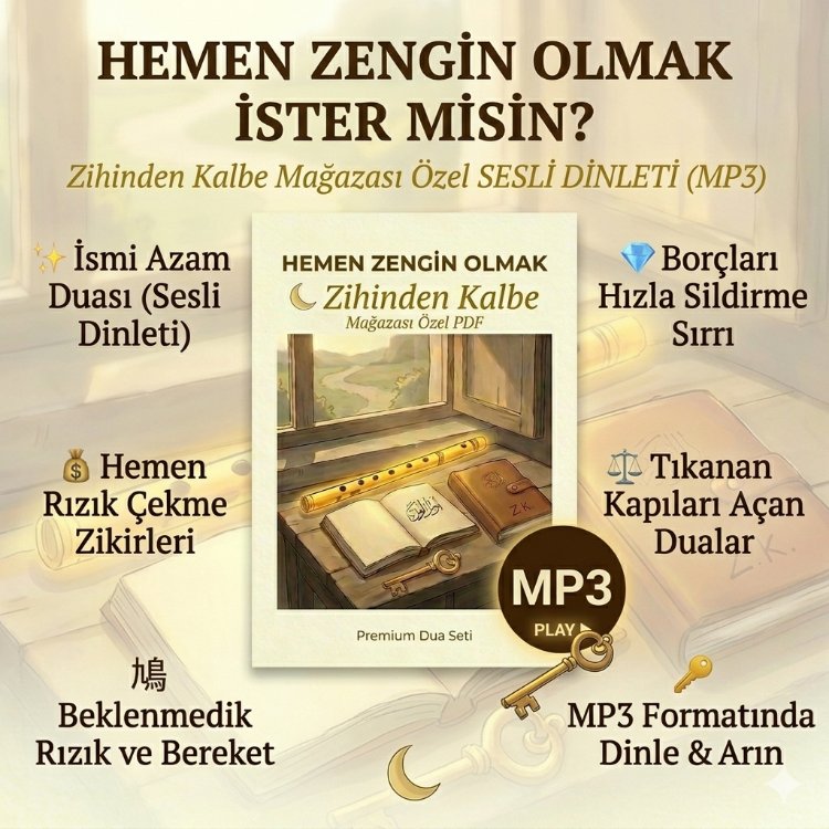 Zihinden Kalbe - Hızlı Rızık ve Zenginlik Duaları (Dijital MP3)