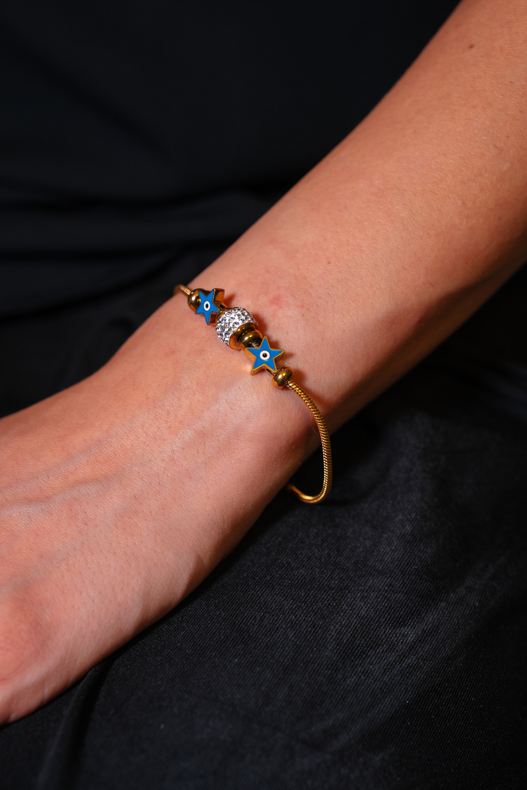 Yıldız Charm Gold Bileklik