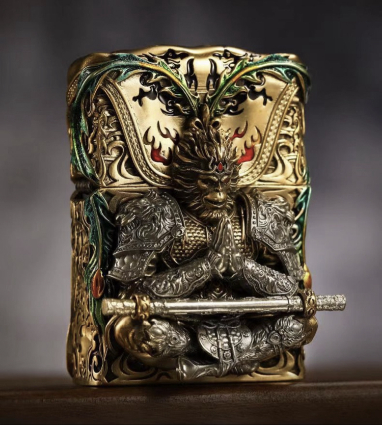 Zippo Wukong Monkey King Gold