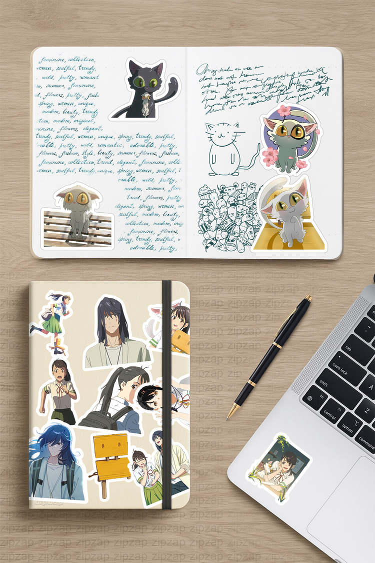 Suzume Anime Sticker Paketi (25 Sticker)