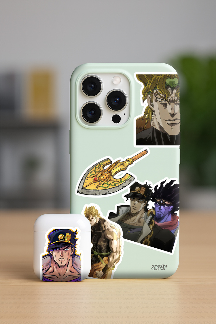 JoJo no Kimyou na Bouken part 3 Anime Sticker Paketi (25 Sticker)