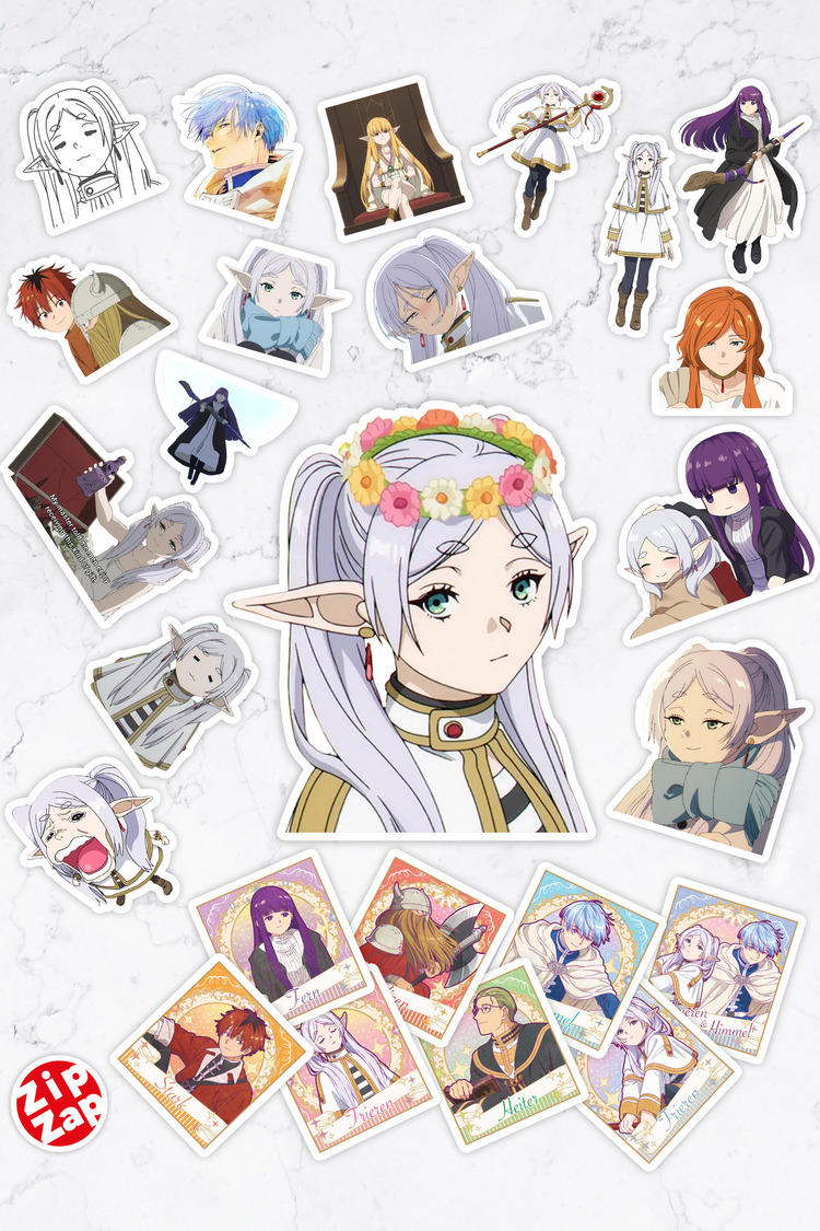 Sousou no Frieren Anime Sticker Paketi (25 Sticker)