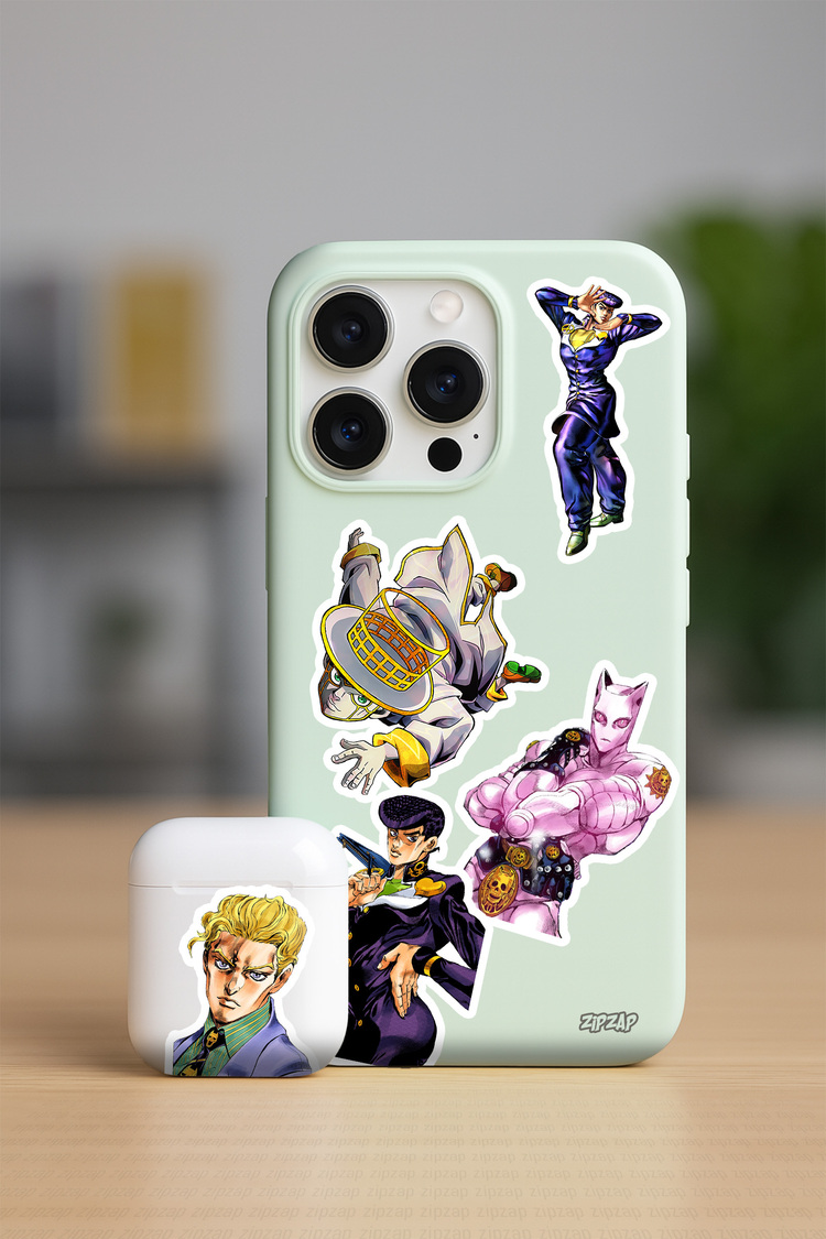 JoJo no Kimyou na Bouken part 4 Anime Sticker Paketi (25 Sticker)