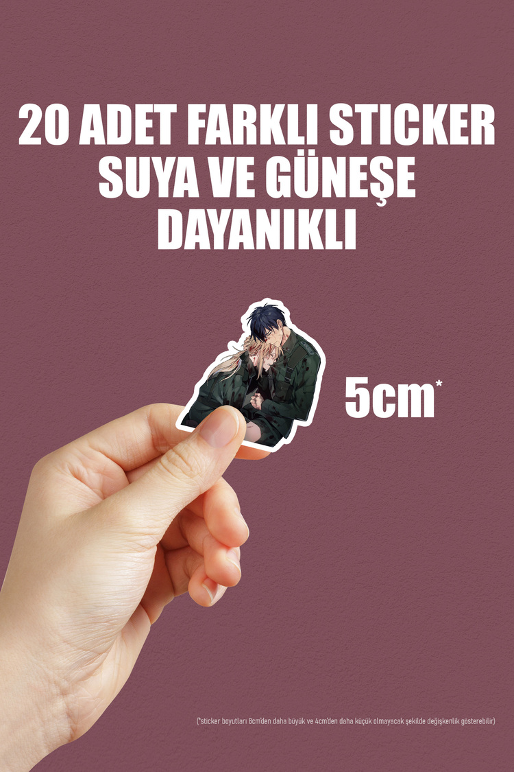 Violet Evergarden Anime Sticker Paketi (20 Sticker)