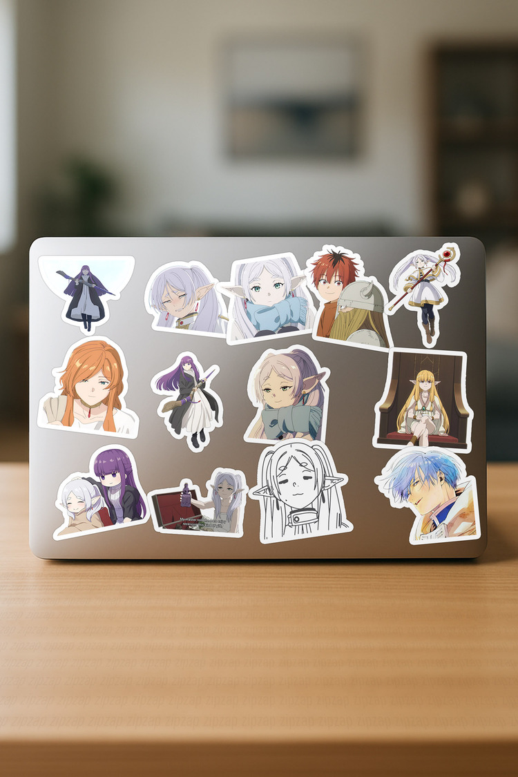 Sousou no Frieren Anime Sticker Paketi (25 Sticker)