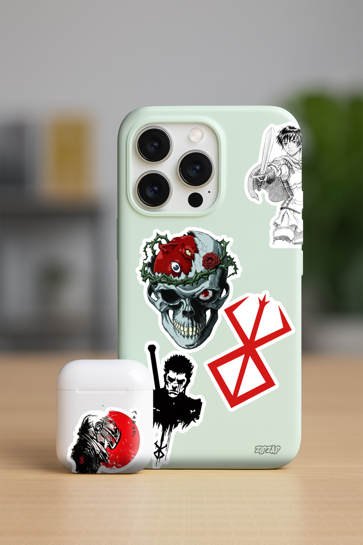 Berserk Anime Sticker Paketi (22 Sticker)