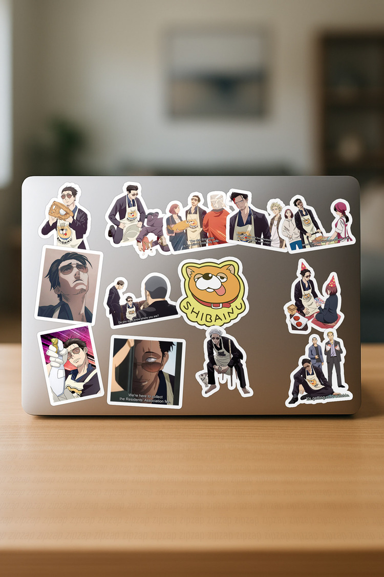 Gokushufudou (The Way of the Househusband) Anime Sticker Paketi (22 Sticker)