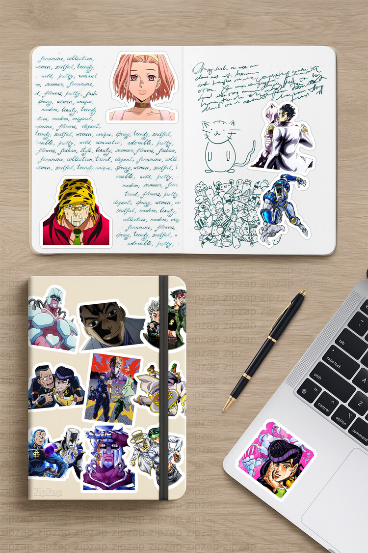 JoJo no Kimyou na Bouken part 4 Anime Sticker Paketi (25 Sticker)