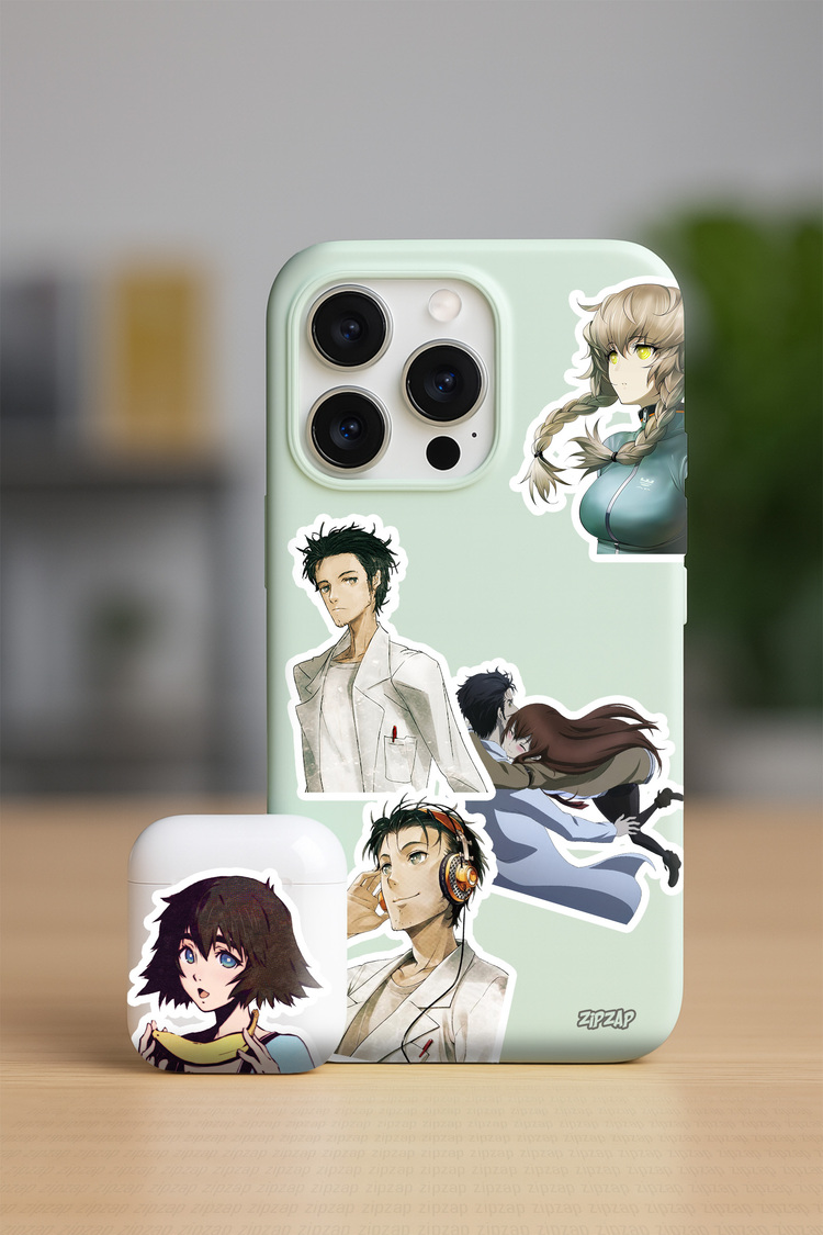 Steins Gate Anime Sticker Paketi (20 Sticker)