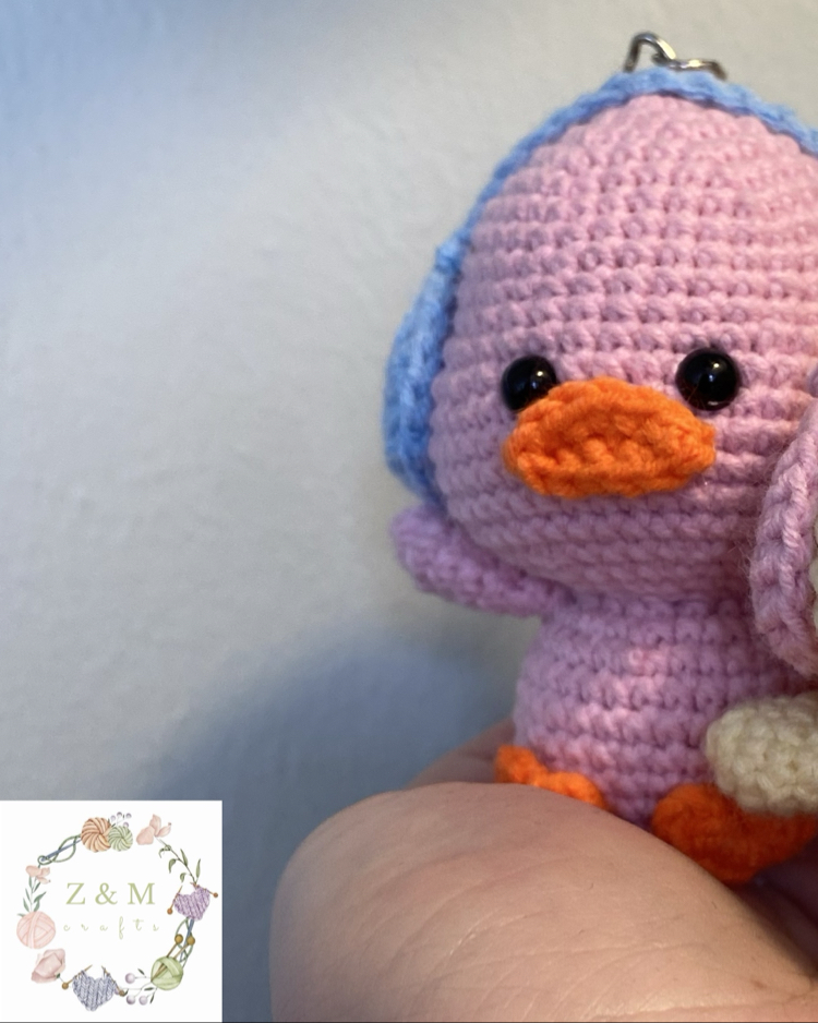 Amigurumi Civciv Anahtarlık