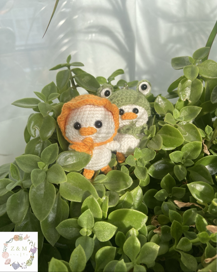 Amigurumi Ördek Anahtarlık