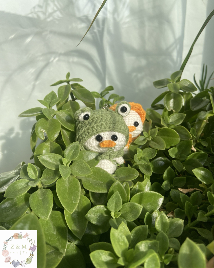 Amigurumi Ördek Anahtarlık