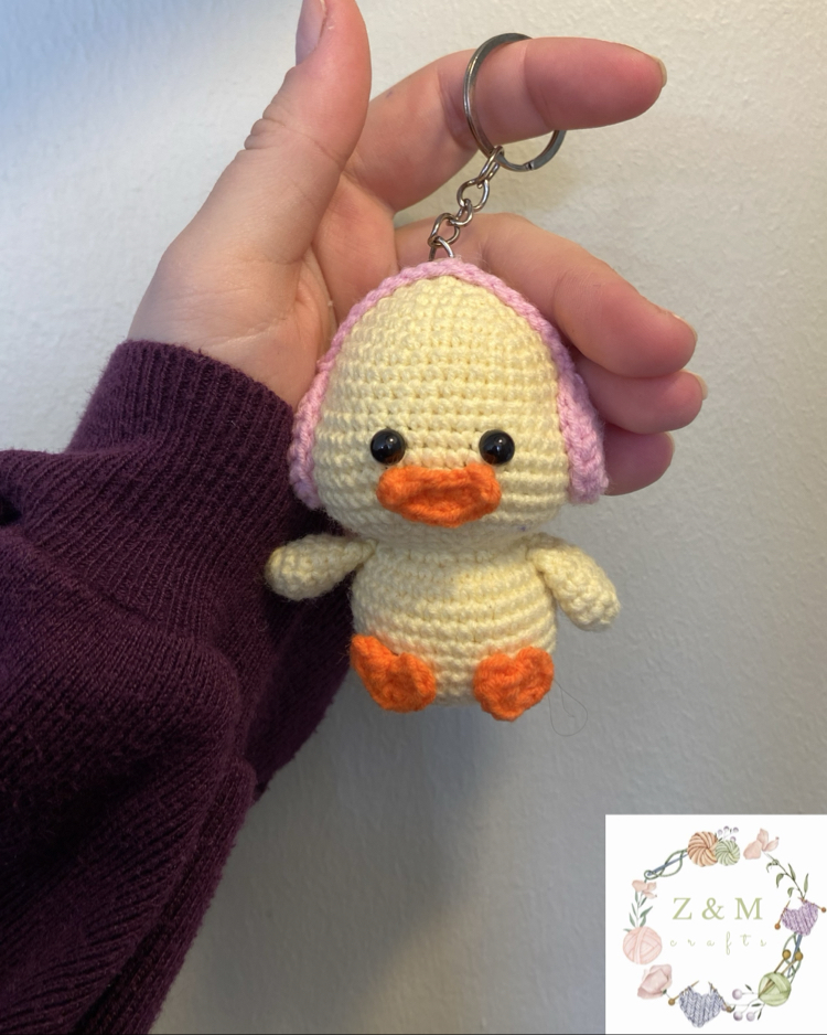 Amigurumi Civciv Anahtarlık