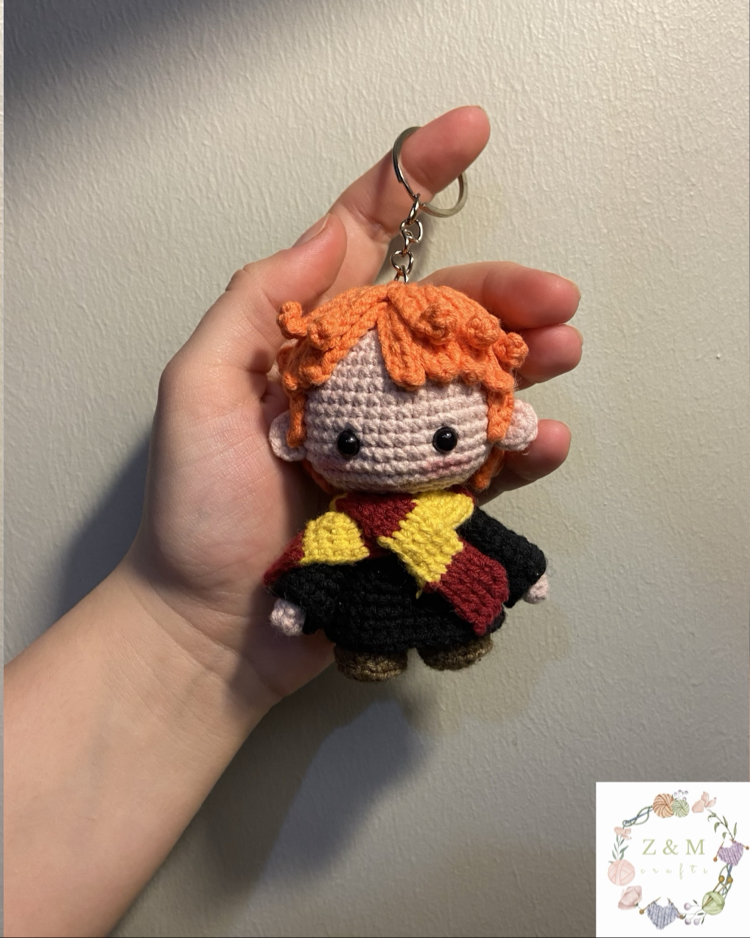 Ron Weasley Amigurumi Anahtarlık