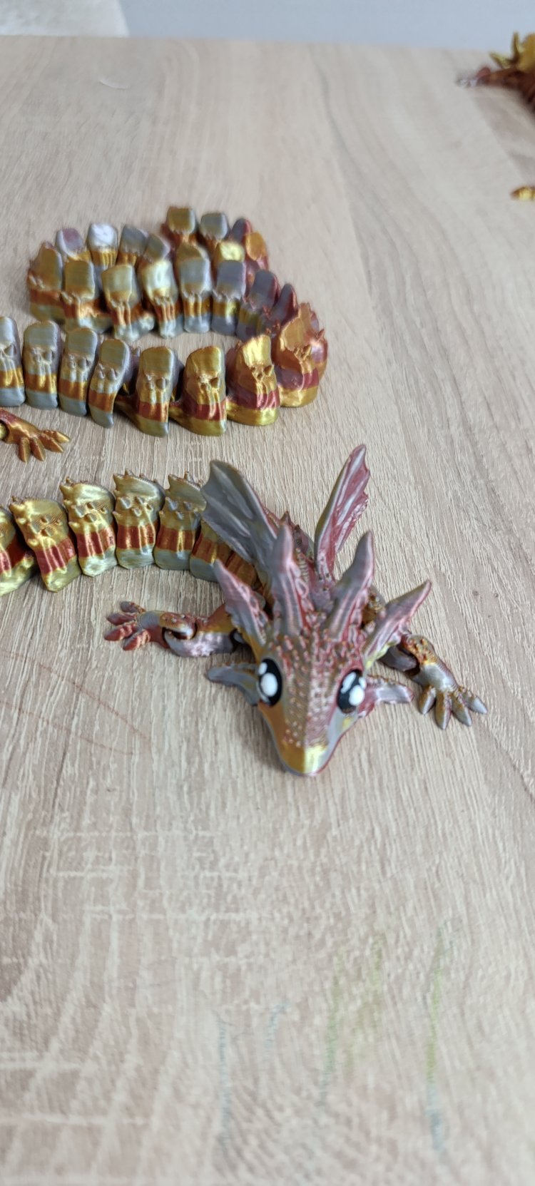 ejderha, alev desenli, 70cm