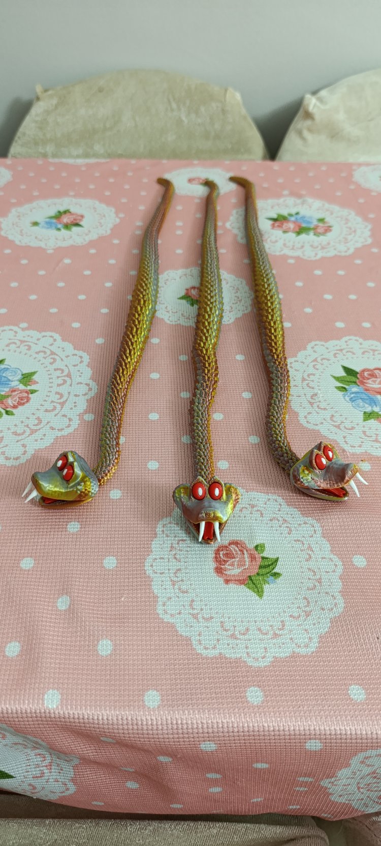 yılan (60cm) alev sarı kırmızı 