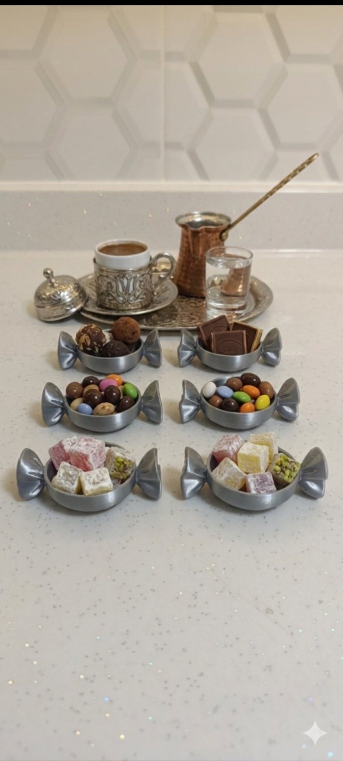 kahve sunumluk, 6 lı set